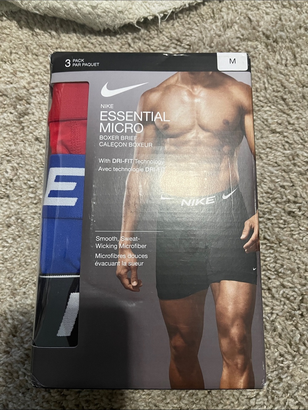 Nike-  Essential Micro Boxer Brief- Men’s M